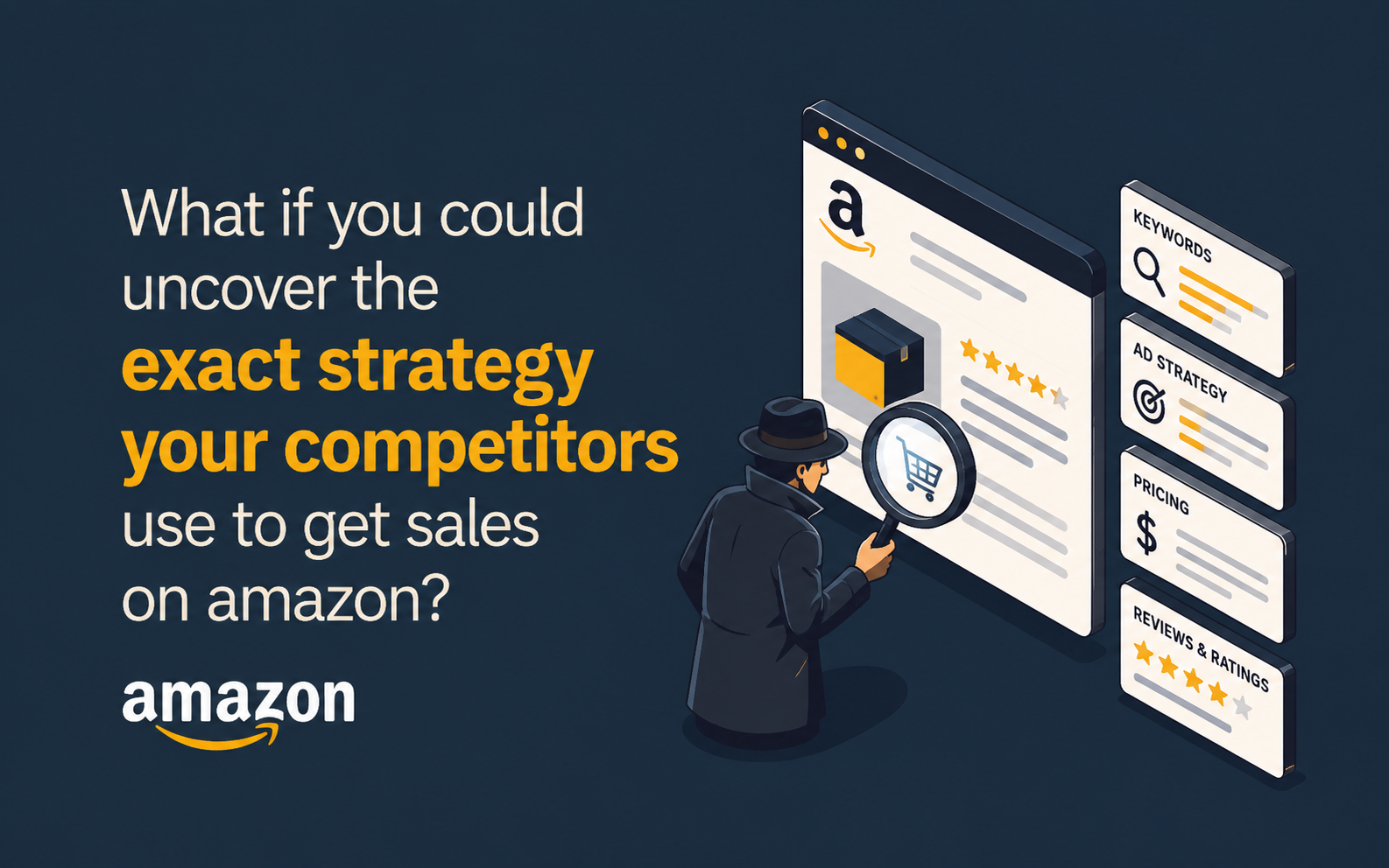 What if you could uncover the exact strategy your competitors use to get sales on Amazon